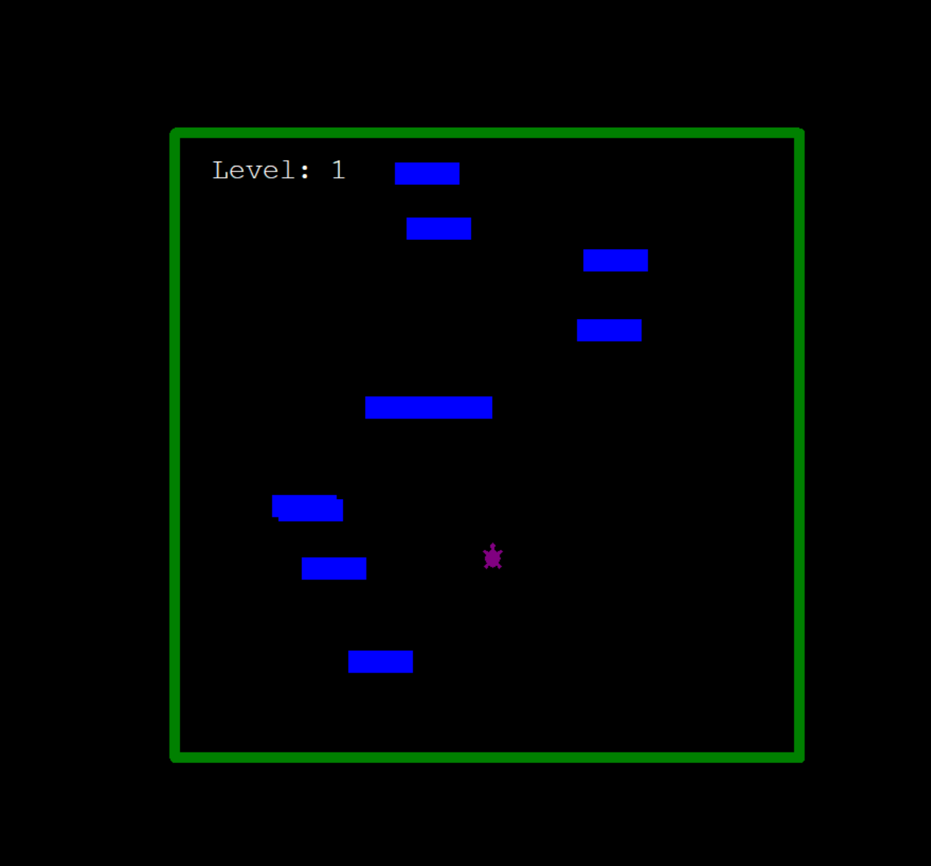 frogger clone screenshot